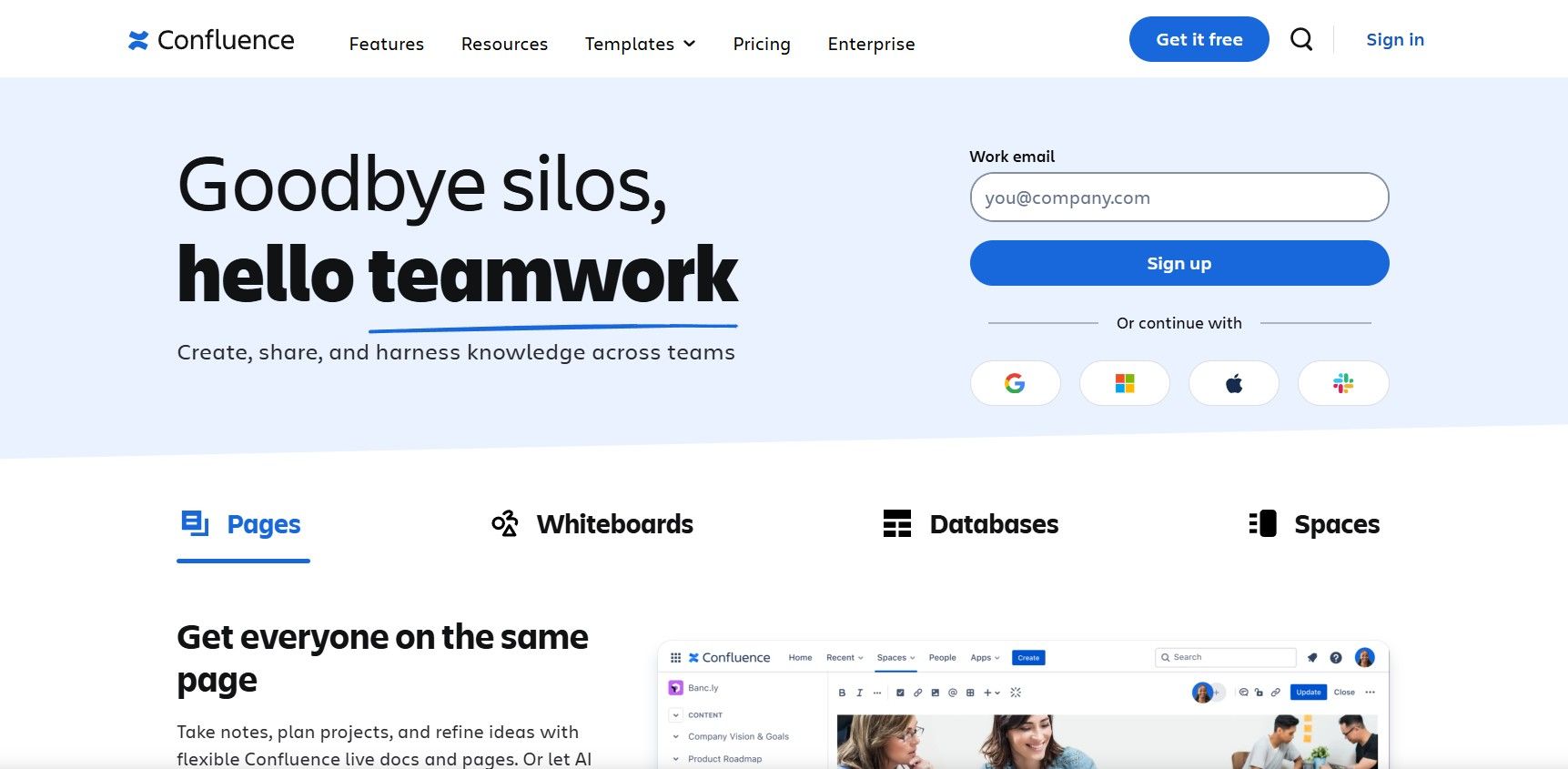 Начало работы с Confluence
