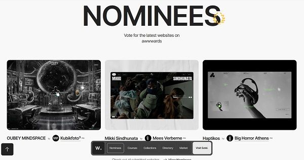 На платформе Awwwards собраны лучшие сайты мира