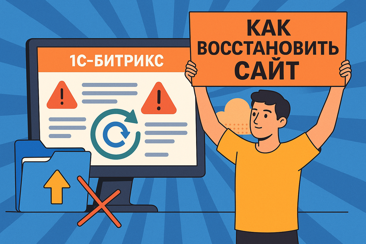 Как восстановить сайт на Битрикс