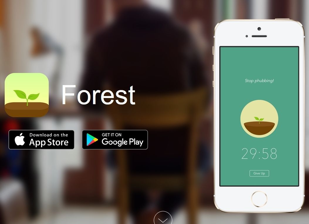 Приложение Forest награждает пользователей за каждую сессию концентрации ростом виртуального дерева, которое погибает, если пользователь отвлекся на телефон. 80% пользователей реже отвлекаются на гаджеты во время учебы